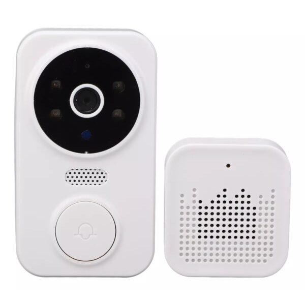 Timbre Inteligente WiFi con Cámara HD, Mirilla LCD y Visión Nocturna – Seguridad y Control Total desde tu Celular