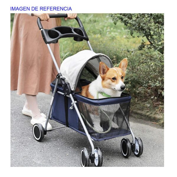 Cochecito Plegable para Mascotas Viajes Cómodos y Seguros para Perros y Gatos  Diseño Portátil y Transpirable