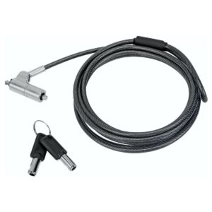 Candado de Seguridad Targus Defcon N-KL Mini Acero Galvanizado de 2m Protección Antirrobo para Laptop y Monitor