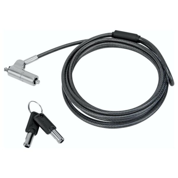 Candado de Seguridad Targus Defcon N-KL Mini Acero Galvanizado de 2m Protección Antirrobo para Laptop y Monitor
