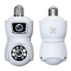 Cámara Dual de Seguridad Tipo Foco 4MP con Socket E27 – Visión Nocturna, IP66, Instalación Rápida