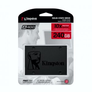 SSD Kingston A400 240GB 2.5" SATA III 500MB/s Lectura 350MB/s Escritura