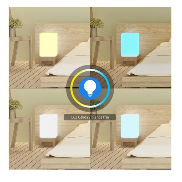 Foco LED Inteligente Wi-Fi Nexxt NHB-W110 – Luz Fría/Cálida, Control por App y Voz  800 Lúmenes