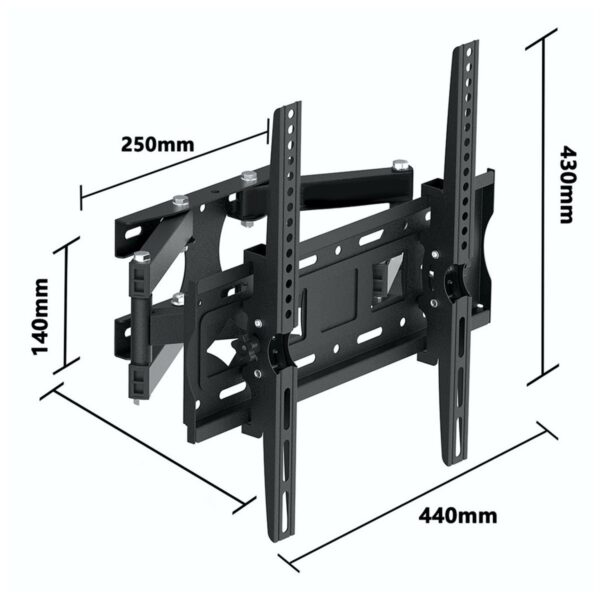 Soporte Articulado de TV Inclinable para Montaje en Pared Compatible Con Pantallas de 25 a 65 pulgadas