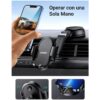 Soporte para Teléfono con Ventosa Ajuste 360° Compatible con Smartphones 4.7–7.2"