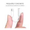 Adaptador USB Tipo-C a Jack 3.5 mm para Audífonos Compatible con Android y Smartphones sin Entrada Auxiliar