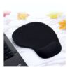 Mousepad Ergonómico Antideslizante con Descanso para Muñeca Color Negro