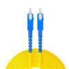 Cable de Fibra Óptica Monomodo 15m Conectores SC/APC, Alta Velocidad y Precisión para Módem y Redes FTTH