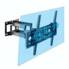 Soporte Articulado de TV Inclinable para Montaje en Pared Compatible Con Pantallas de 25 a 65 pulgadas