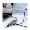 Hub Adaptador 6 en 1 – USB-C con HDMI 4K, USB 3.0, SD/MicroSD Carga Rápida hasta 100W y Alta Compatibilidad