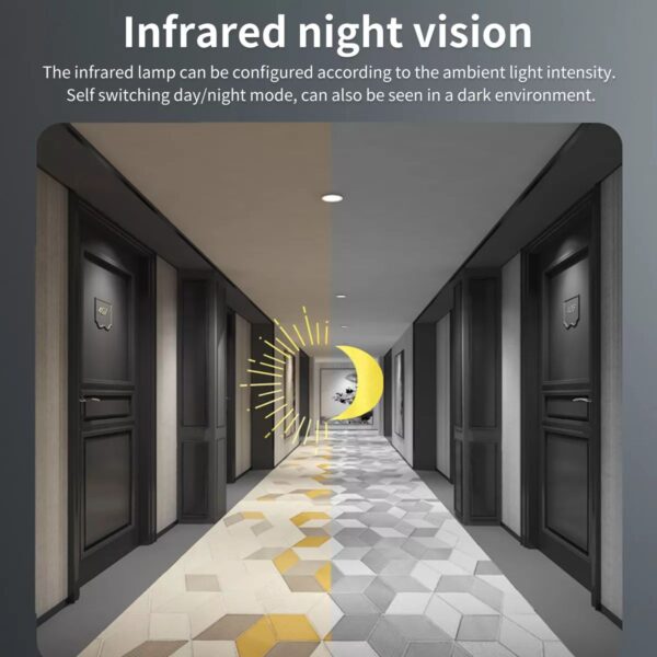 Timbre Inteligente WiFi con Cámara HD, Mirilla LCD y Visión Nocturna – Seguridad y Control Total desde tu Celular