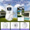 Cámara Dual de Seguridad Tipo Foco 4MP con Socket E27 – Visión Nocturna, IP66, Instalación Rápida
