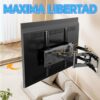 Soporte Articulado de TV Inclinable para Montaje en Pared Compatible Con Pantallas de 25 a 65 pulgadas