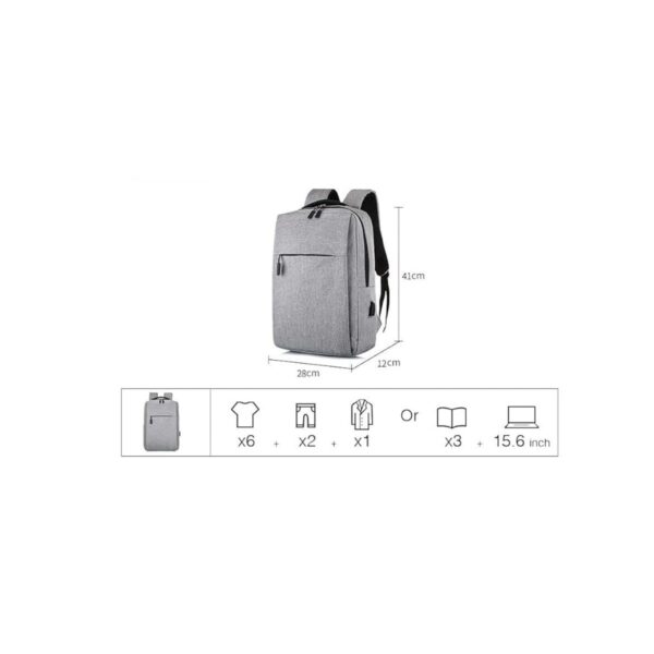 Mochila Antirrobo para Laptop con Puerto USB Multiusos Escolar y Oficina