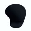Mousepad Ergonómico Antideslizante con Descanso para Muñeca Color Negro