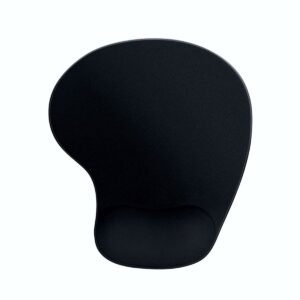 Mousepad Ergonómico Antideslizante con Descanso para Muñeca Color Negro
