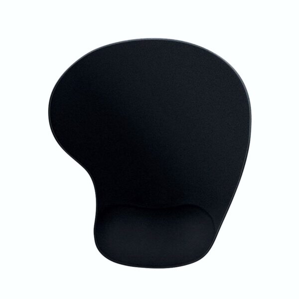 Mousepad Ergonómico Antideslizante con Descanso para Muñeca Color Negro