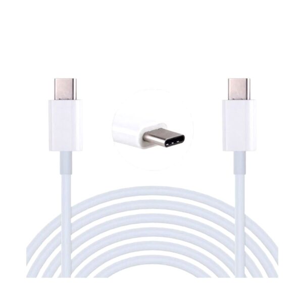 Cable USB-C a USB-C de Carga Rápida y Datos 1 Metros Compatible con MacBook, Android y Más