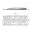 Mini Teclado Inalámbrico Bluetooth Compatible con Mac, Windows, Android y Smart TV