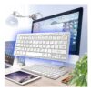 Mini Teclado Inalámbrico Bluetooth Compatible con Mac, Windows, Android y Smart TV