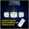 Lámpara LED Solar con Sensor de Movimiento Impermeable, Inteligente y Eficiente