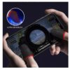 Dedales Gamer Touch Azul 4 Piezas Fundas para Dedos Antideslizantes y Transpirables Gaming Mobile