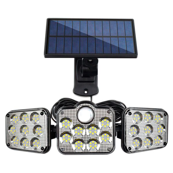 Lámpara LED Solar con Sensor de Movimiento Impermeable, Inteligente y Eficiente