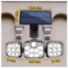 Lámpara LED Solar con Sensor de Movimiento Impermeable, Inteligente y Eficiente