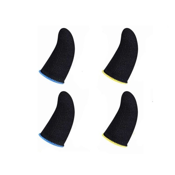 Dedales Gamer Touch Azul 4 Piezas Fundas para Dedos Antideslizantes y Transpirables Gaming Mobile