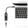 Adaptador Ethernet USB-C a Gigabit 10/100/1000 Mbps Compatible con PC, Notebook y Mac