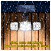 Lámpara LED Solar con Sensor de Movimiento Impermeable, Inteligente y Eficiente