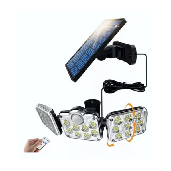 Lámpara LED Solar con Sensor de Movimiento Impermeable, Inteligente y Eficiente