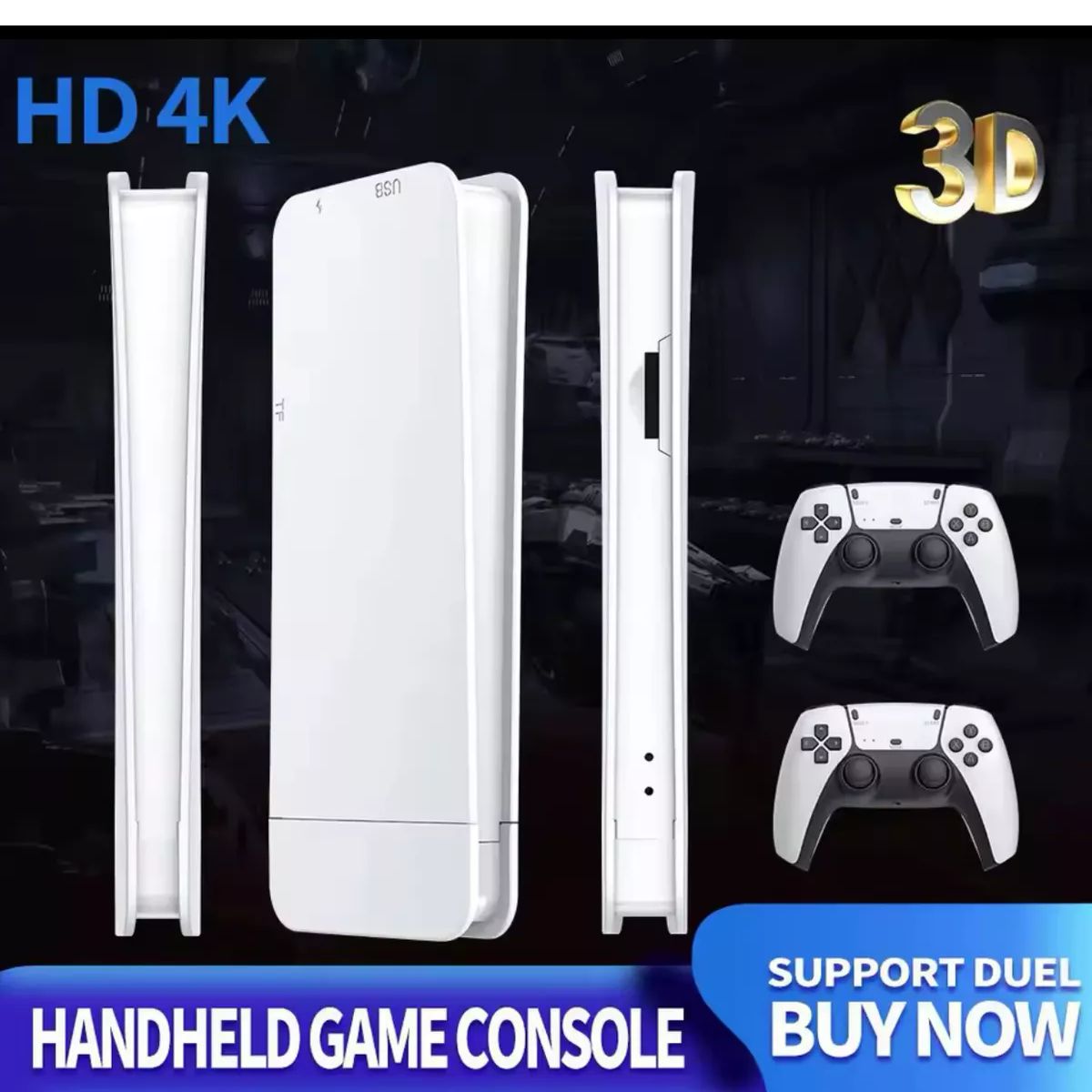 Consola Retro Game Stick M8Pro 40000 Titulos 4K HDMI Incluye 2 Controles Inalámbricos