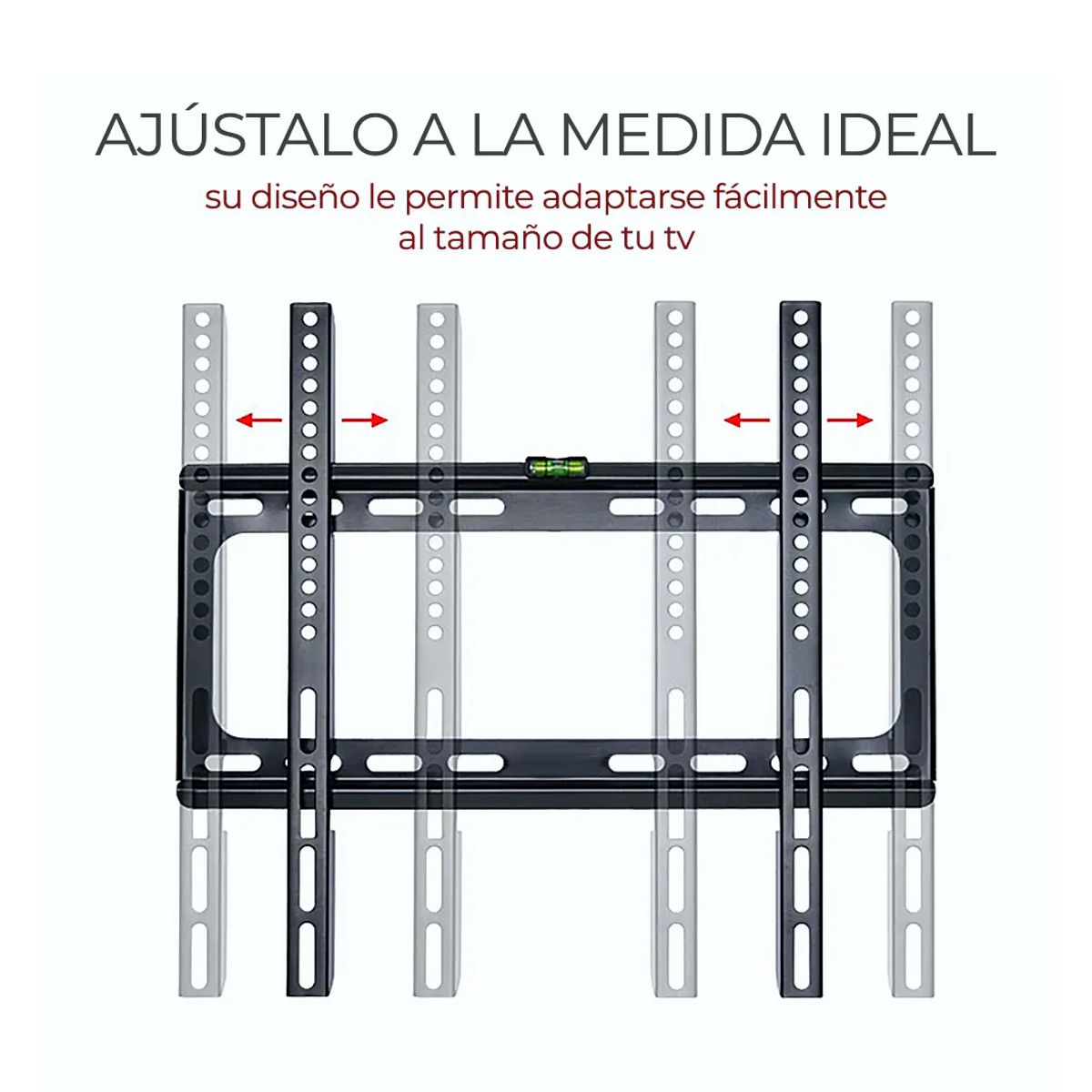 Soporte para TV/Monitor Pantalla VESA 26" a 65" Pulgadas  Ajustable, Resistente y Seguro