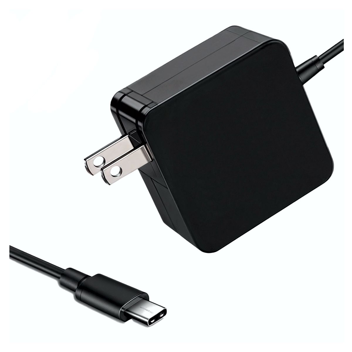 Adaptador Universal 100W Tipo-C Cuadrado Carga Rápida y Segura para Laptops y Celulares y Otros Dispositivos
