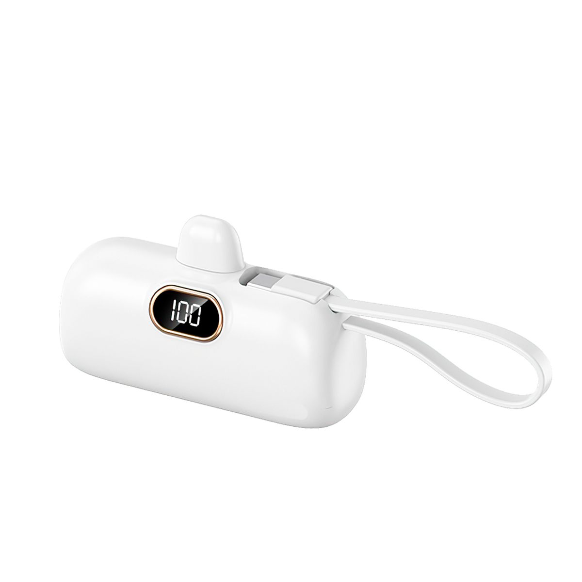 Power Bank de Bolsillo 5000 mAh Carga Rápida 22.5W PD Compacto y Portátil Lightning y Tipo C