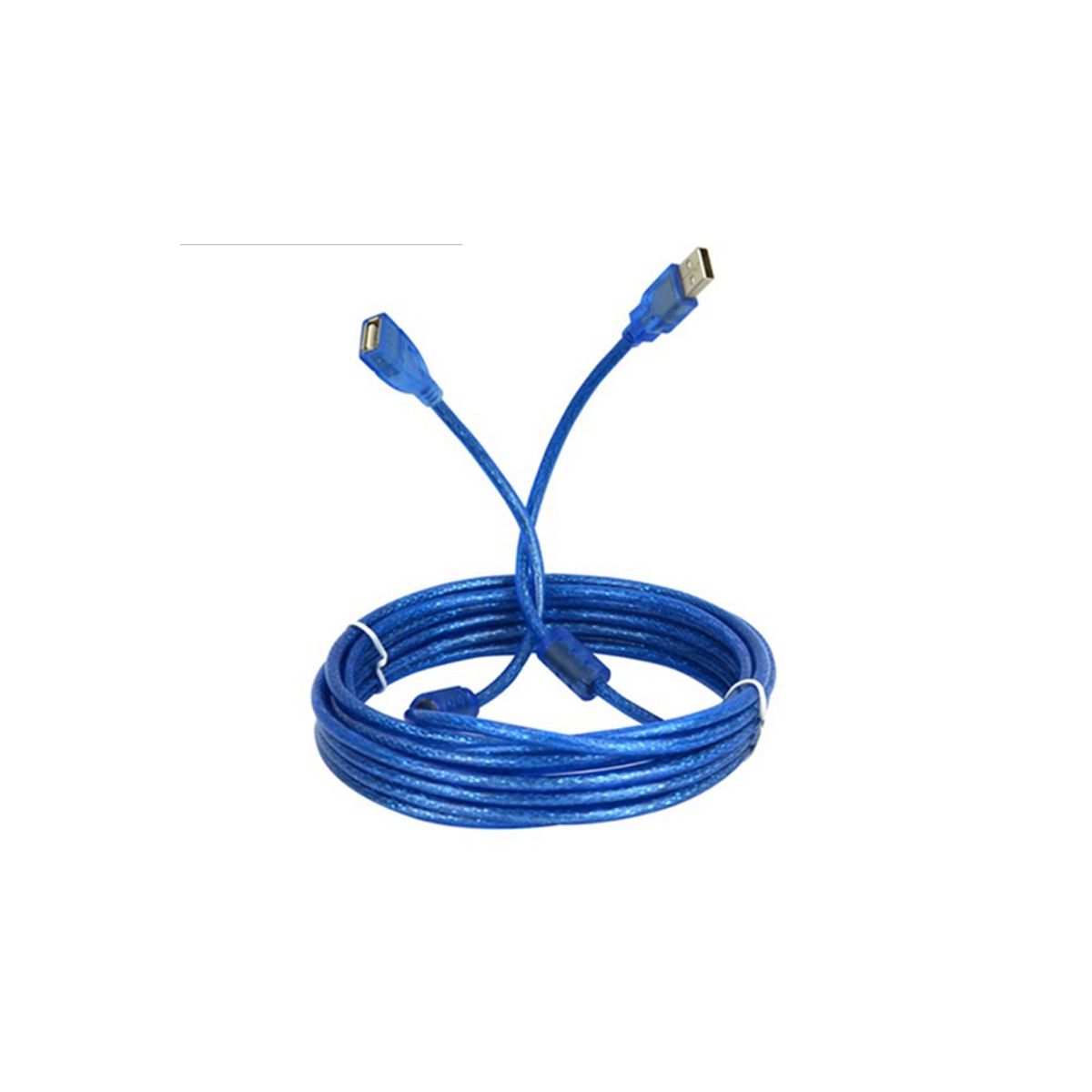 Cable de Extensión USB 2.0 Macho-Hembra de 5 Metros Conexión Estable para Datos y Periféricos