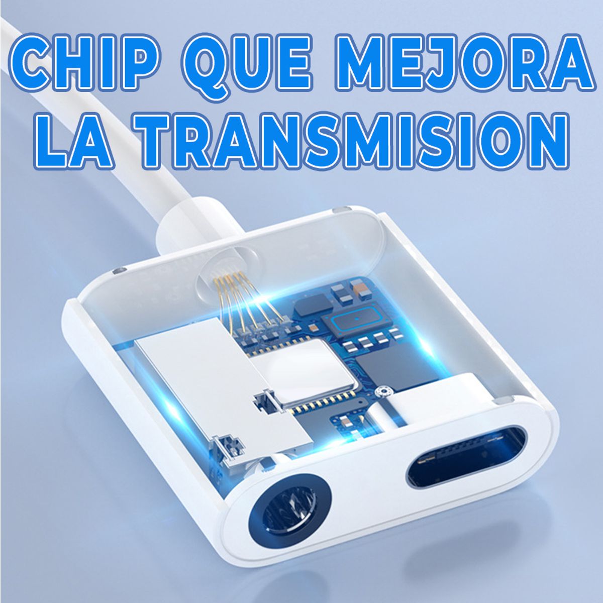 Cable Adaptador 2 en 1 Tipo C a Jack 3.5mm + Carga Simultánea  Conecta tus Audífonos y Mantén tu Smartphone Energizado