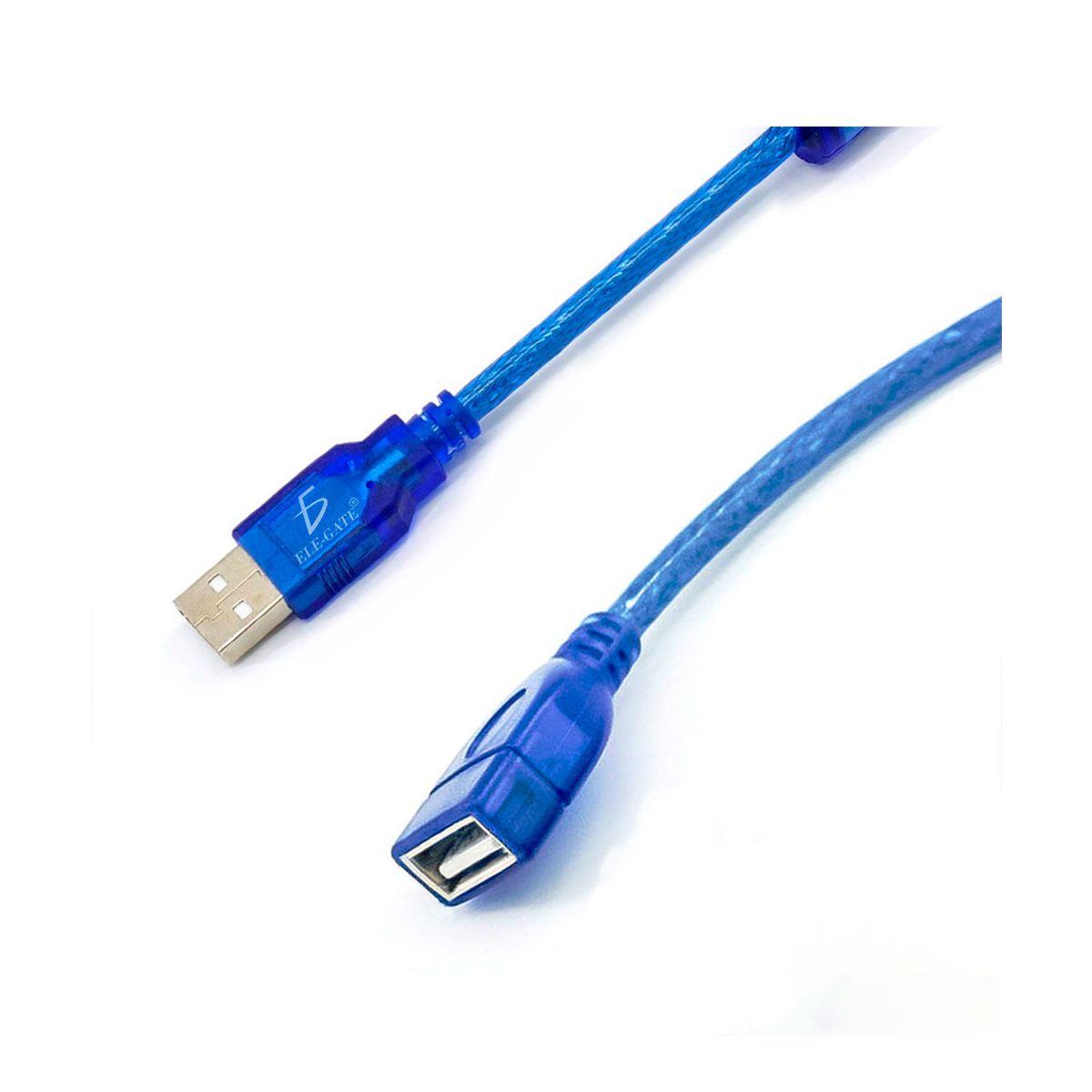 Cable de Extensión USB 2.0 Macho-Hembra de 5 Metros Conexión Estable para Datos y Periféricos