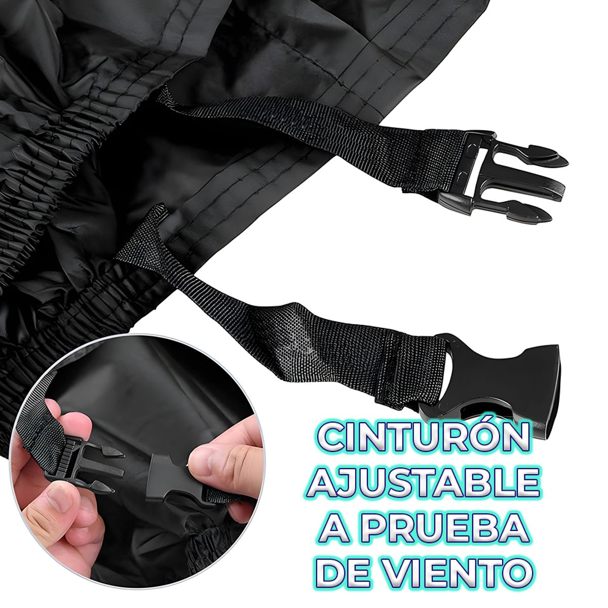 Funda Protectora Impermeable para Motos y Bicicletas Repelente UV, Talla L, Color Naranja
