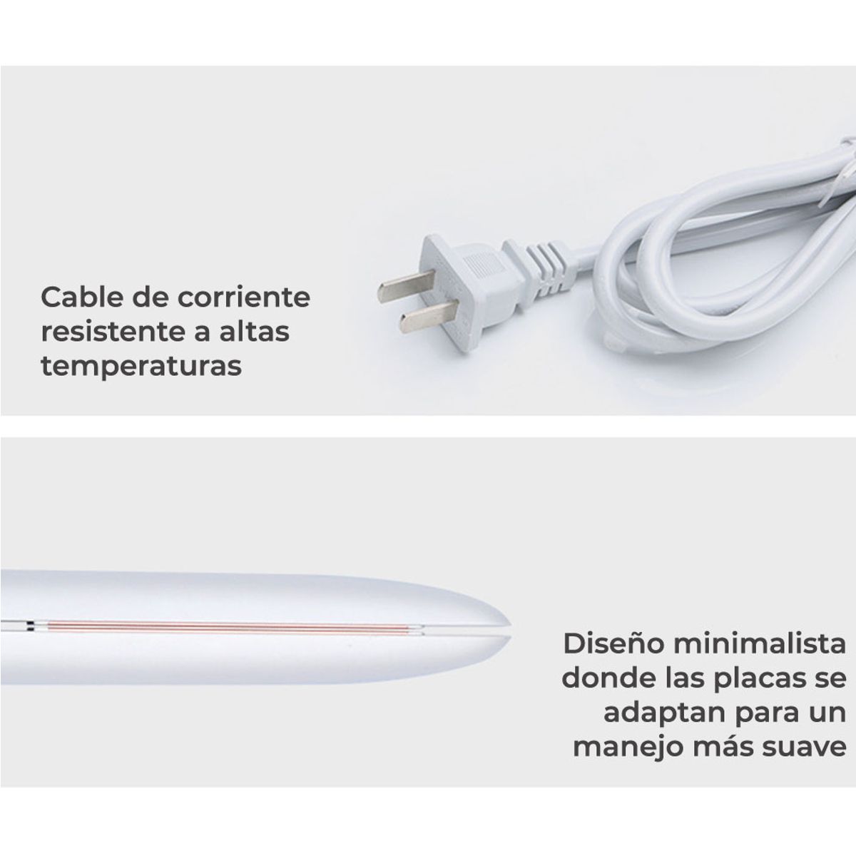 Plancha para Cabello 2 en 1 Alaciadora y Rizadora Estilo Profesional en Casa