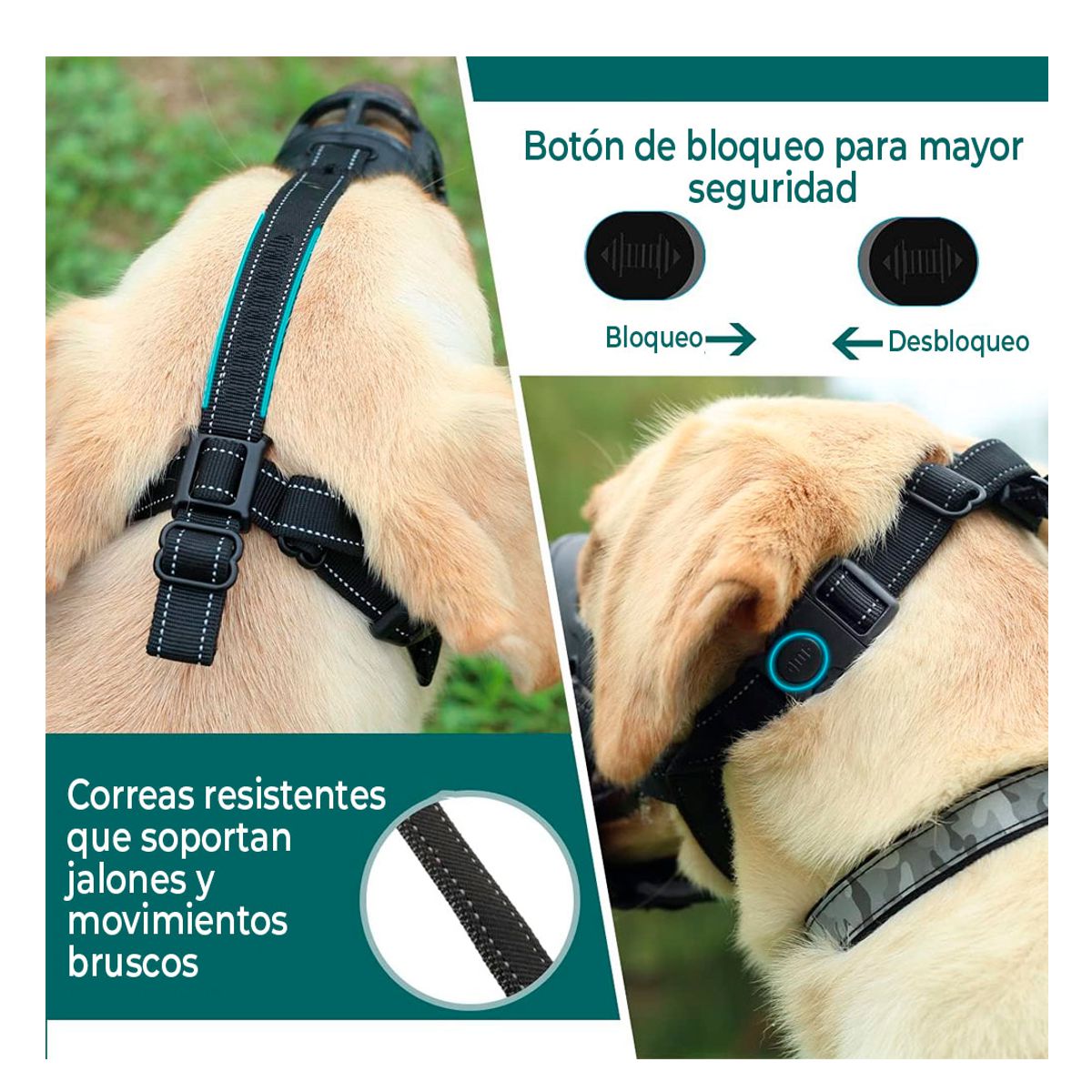 Bozal de Silicona Transpirable para Perros Grandes Control Seguro, Comodidad y Resistencia