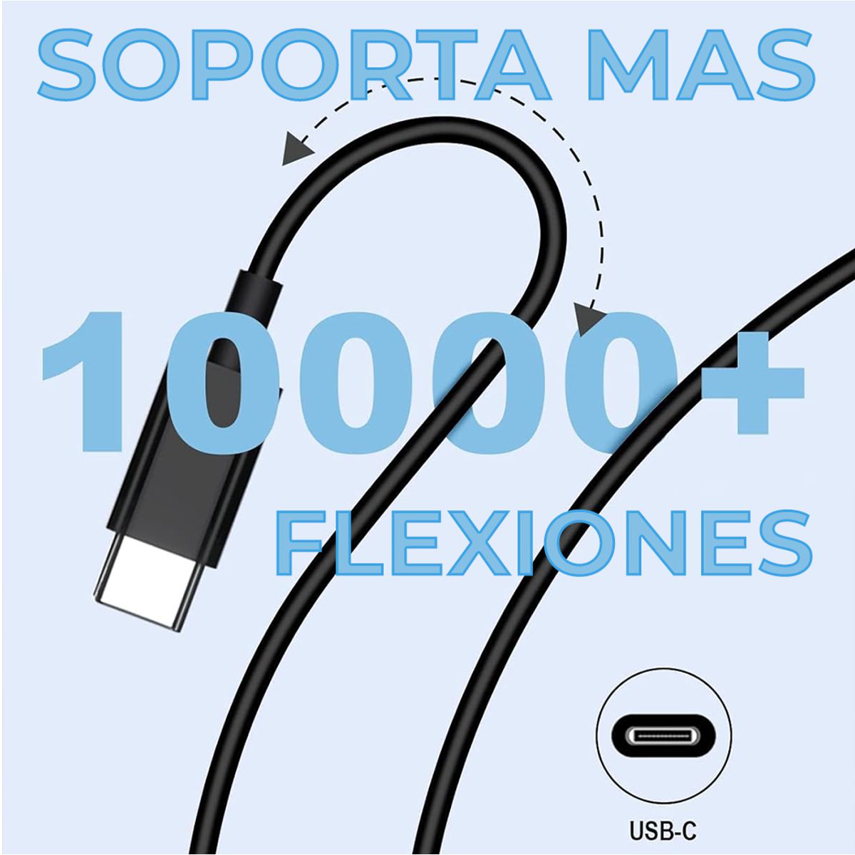 Adaptador Universal 100W Tipo-C Cuadrado Carga Rápida y Segura para Laptops y Celulares y Otros Dispositivos