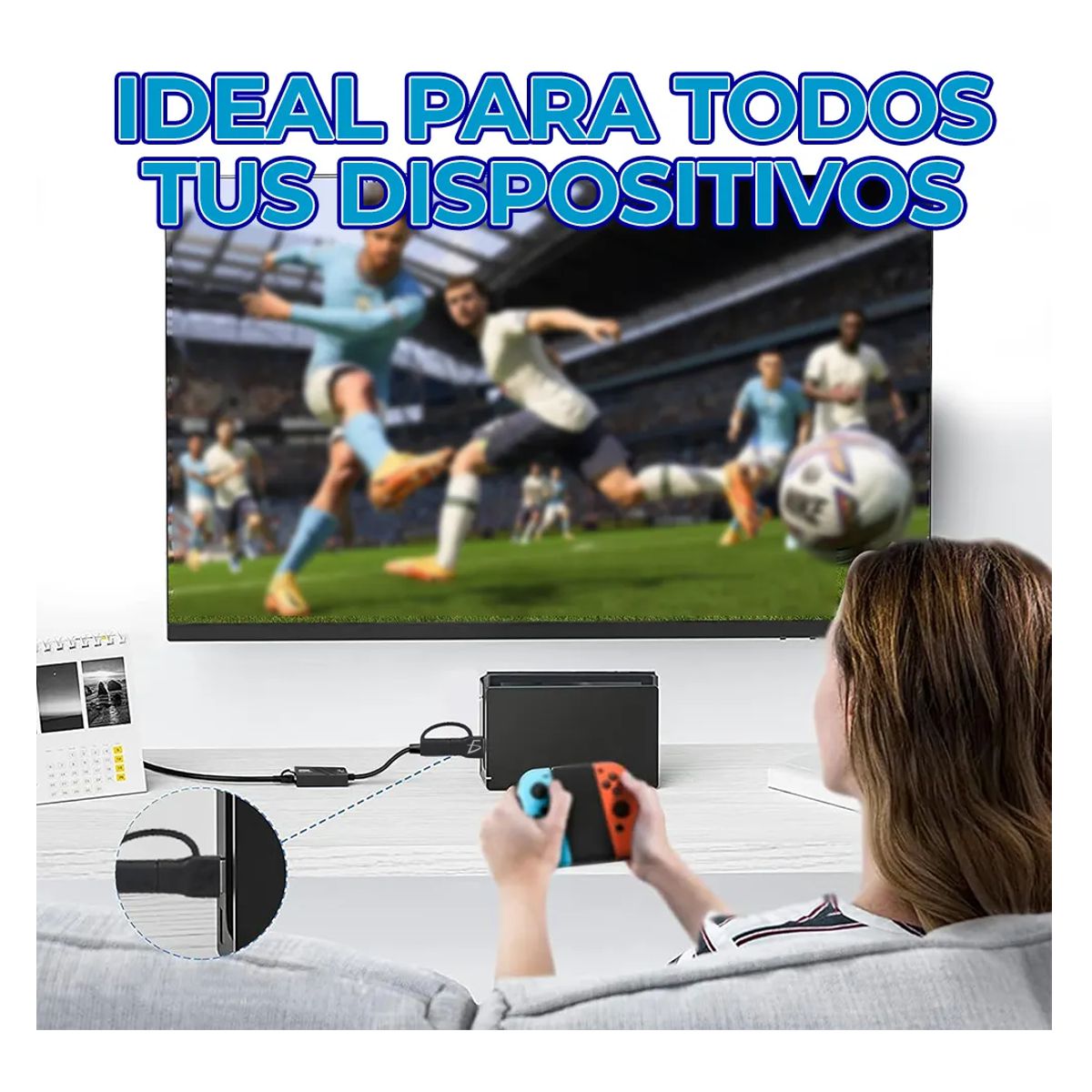 Adaptador Ethernet USB-C a Gigabit 10/100/1000 Mbps Compatible con PC, Notebook y Mac