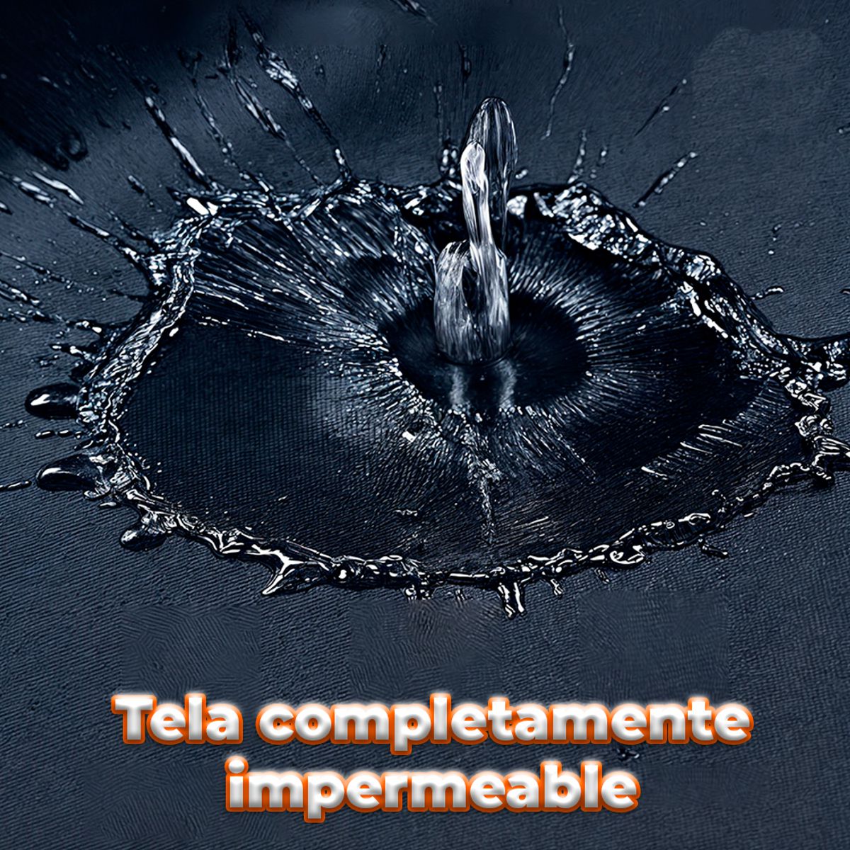 Funda Protectora Impermeable para Motos y Bicicletas Repelente UV, Talla L, Color Naranja