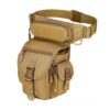 Bolsa Piernera Táctica Militar 700D Impermeable, Resistente y con Múltiples Compartimentos