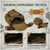 Bolsa Piernera Táctica Militar 700D Impermeable, Resistente y con Múltiples Compartimentos