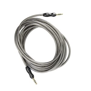 Cable de Audio 3.5 mm Metalico  3 Metros de Conexión Estéreo