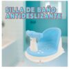 Asiento de Baño para Bebé Con Respaldo y Ventosas Antideslizantes