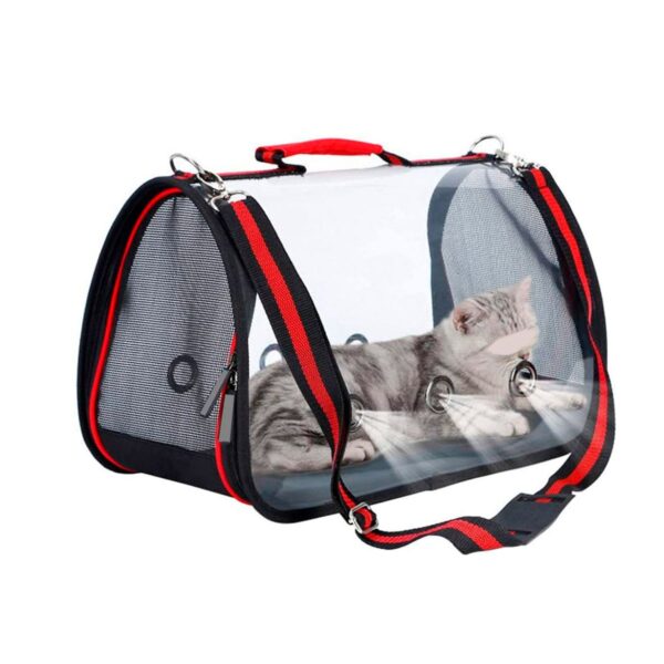 Transportadora Bolsa para Mascota Tipo Arco Viaje Seguro y Cómodo para Perros y Gatos